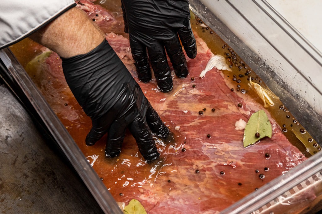 Wet Curing (Brining) meat